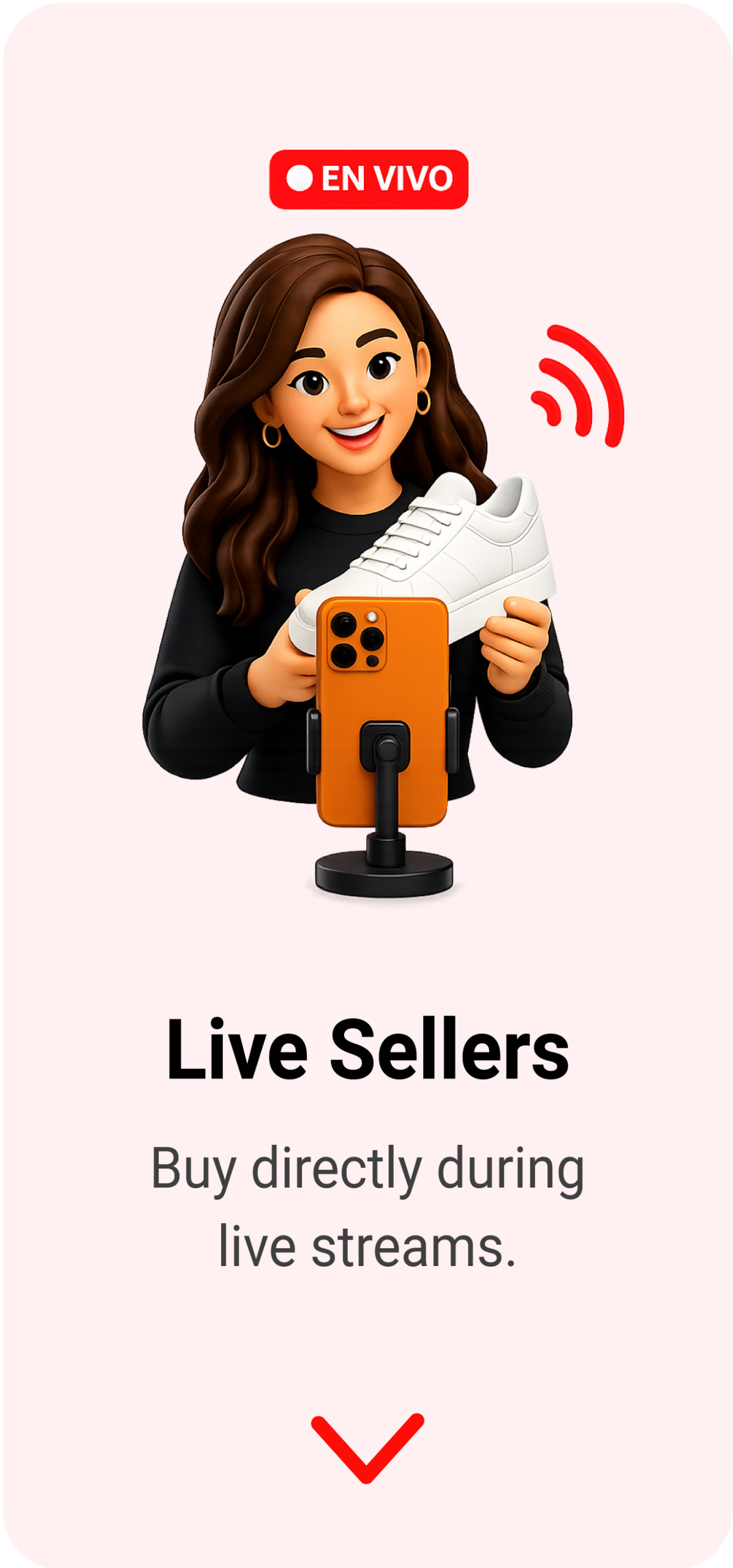 Tiendas en vivo